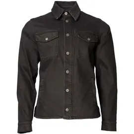 Rokker Rider Light Motorrad Hemd Schwarz M