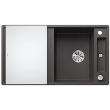 Blanco Axia III 5 S felsgrau + Glasschneidbrett