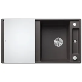 Blanco Axia III 5 S felsgrau + Glasschneidbrett