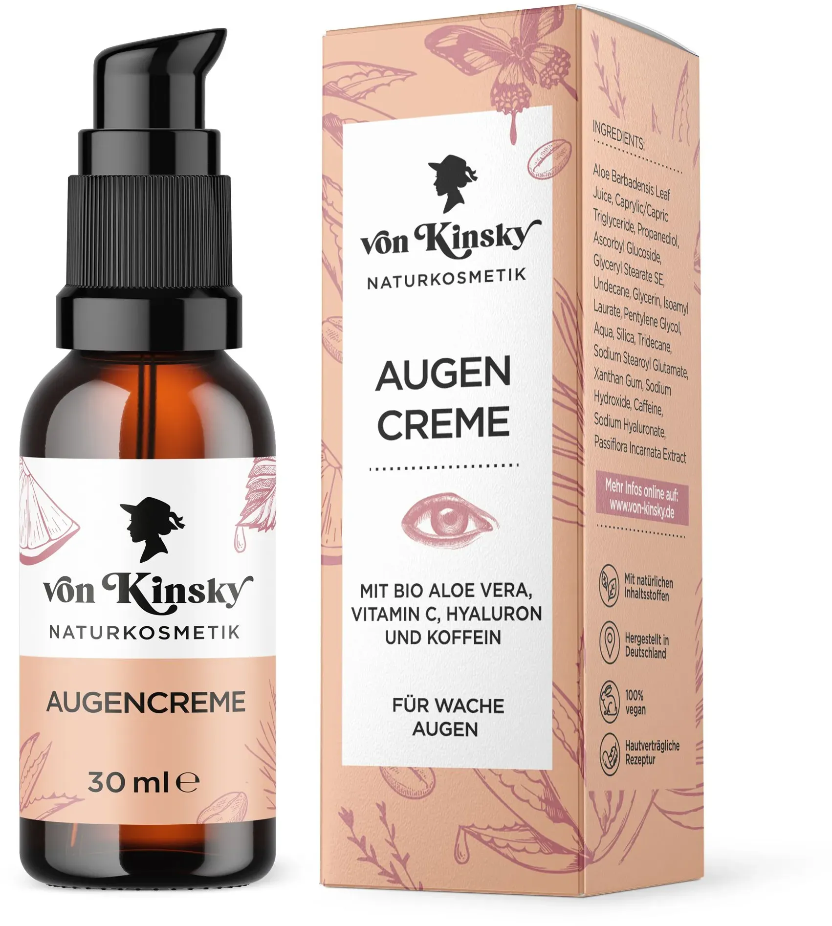 von Kinsky Bio Augencreme 30 ml