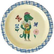 Rice Kinderteller Nathalie Lété Print - Blau