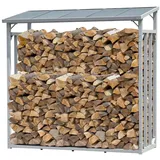 Quick Star Kaminholzregal 185 x 70 x 185 cm grau 68836443-0