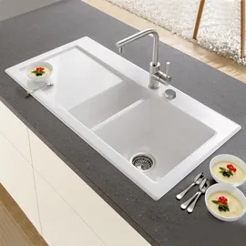 Villeroy & Boch Subway 60 rechts weiß alpin + Excenterbetätigung + Lochbohrungen