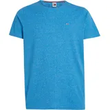 Tommy Jeans T-Shirt Slim-Fit, für Herren, C2T BLUE, L,