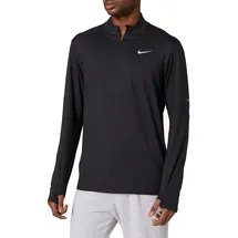 Nike Dri-FIT Element 1/2-Zip Laufshirt Herren black/reflective silv M