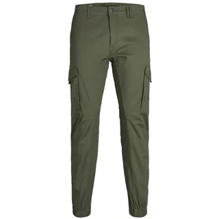 JACK & JONES Paul Flake Akm 542 Hosen Olive Night 38 32