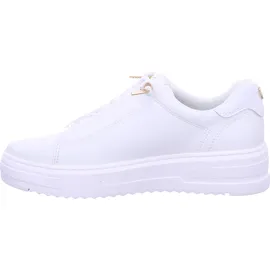 Marco Tozzi Sneaker flach mit Schnürsenkeln Elegant, Weiß | Gr.: 38