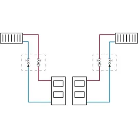 LK Armatur Deutschland GmbH LK 861 Pumpengruppe mit Direktversorgung ungemischt DN25 mit Pumpe