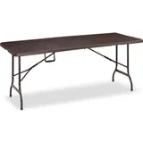 Relaxdays Relaxdays, Gartentisch + Balkontisch, Gartentisch (180 cm)