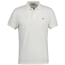 GANT Slim Shield Kurzarm-poloshirt White L