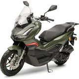 Burnout Motorroller Desert 125ccm 99 km/h Sport Roller inkl. Windschild ADV Grün 125 ccm Kraftradtrad ABS Wassergekühlt Keyless Go - Grün