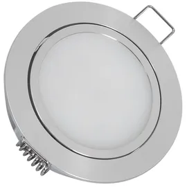 efectoLED LED Downlight Einbaustrahler 3W 12V DC Möbel Ausschnitt Ø 67 mm Adressierbar 4000K Neutralweiß