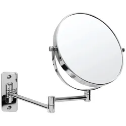 Kosmetikspiegel RIDDER "Belle", silber (chromfarben, glanz), B:23cm H:32,5cm, Spiegel, 5-fach Vergrößerung