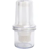 Ölflasche mit Silikon Pinsel,Bürste Ölflasche Grillen Oil Sauce Bottle With Brush Backpinsel Aus Silikon Ölspender Flasche für Bbq,2 in 1 Pinselöl und Tropföl Ölspender Tropfer für Kochen, Backen