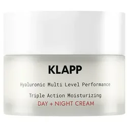 Hyaluronic Multi Level Performance Triple Action Moisturizing Day + Night Cream