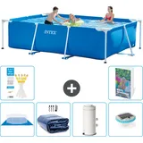 Rechteckiger Frame Pool - 300x200x75 Cm - 7-teilig  S98