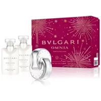 Bulgari Omnia Crystalline Eau de Toilette 40 ml + 2 x 40 ml Bodylotion Geschenkset