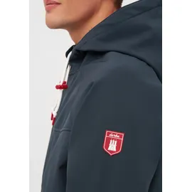 DERBE Softshell Jacke Isleby M blau/rot M