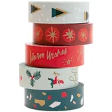 Rico Design Jolly Christmas Washi Tape Set
