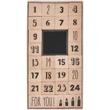 Rico Design Stempelset Adventskalenderzahlen 29 Stk