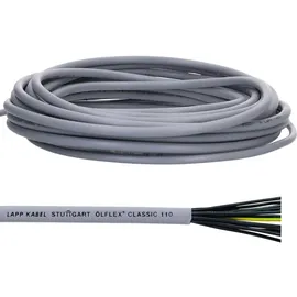 Lapp Lapp, Kabelleitung, 10 Meter 1119112 Ölflex Classic 110 PVC Steuerleitung 12x0,75 mm2 mit grün-gelben Schutzleiter (10 m)