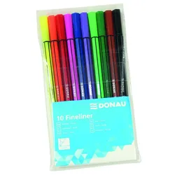 DONAU Fineliner 0.4 mm Mehrfarbig