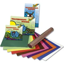 Folia Transparentpapier 20 x 30 cm 10 Blatt 42 g/qm farbig sortiert