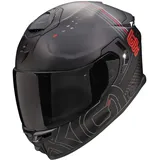 Scorpion Exo-GT SP Air Techlane Integralhelm - Matt Schwarz/Grau/Rot - S