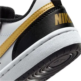 Nike Court Borough Low Kinder Schwarz/Metallic Gold 28,5