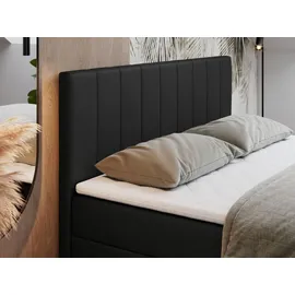 MKS Meble Boxspringbett 160 x 200 cm H4 Schwarz