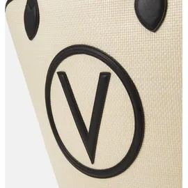 Valentino Covent Shopper Baumwolle Naturale/Nero