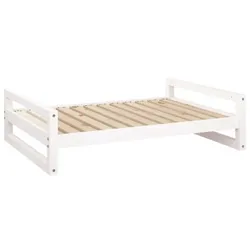 VidaXL Hundebett XXL (105,5x75,5x28 cm) weiß