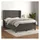 vidaXL Boxspringbett 140 x 200 cm Dunkelgrau