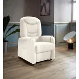 TV-Sessel SIT & MORE "Morten", beige (creme), B:76cm H:115cm T:78cm, NaturLEDER (echtes Rindsleder), Luxus-Microfaser (100% Polyester), Luxus-Kunstleder, Sessel, Fernsehsessel, in Größe L, wahlweise mit Motor und Aufstehhilfe