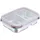 Westmark Edelstahl Lunch Box Frischhaltedose, geteilt, 450 280 ml