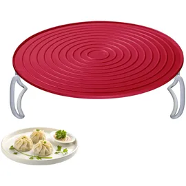 Westmark Teller-Etagère, zusammenfaltbar Mikrowellengeeignet, Kunststoff, Rot/Weiß, 22492270