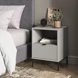 Vicco Nachtschrank Eliza 40 x 38,1 x 55 cm Grau