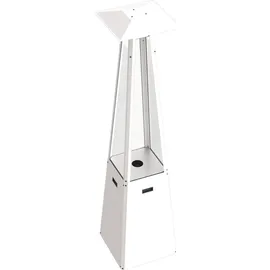 Kratki Gasheizstrahler Umbrella Stahl weiß 12kW Set