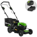 Greenworks GD48LM46SP 48V - Akku-Rasenmäher - Akku 4Ah, mit Radantrieb
