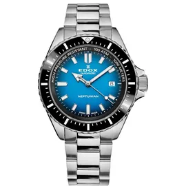Edox Neptunian Automatikuhr Edelstahl 100 mm 80120 3NM BUIDN