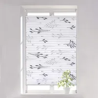 Woltu Plissee Faltrollo Klemmfix 75 x 130 cm grau