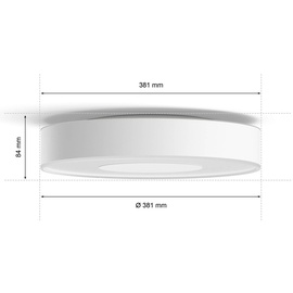Philips Hue White & Color Ambiance Infuse 38,1 cm weiß