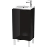 Duravit Waschtischunterschrank 1 Tür 42 x 70,4 x 29,4 cm Schwarz Hochglanz