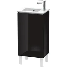 Duravit Waschtischunterschrank 1 Tür 42 x 70,4 x 29,4 cm Schwarz Hochglanz