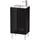 Duravit Waschtischunterschrank 1 Tür 42 x 70,4 x 29,4 cm Schwarz Hochglanz