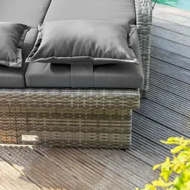 Greemotion Bahia Tobago Rattan-Lounge grau