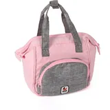 Bayer Chic 2000 Puppenwickeltasche Melange grau-rosa