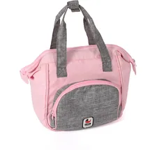 Bayer Chic 2000 Puppenwickeltasche Melange grau-rosa