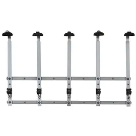 ich-zapfe Profi Wandhalter für 0,7 - 1,0L Flaschen Wandhalterung für 5 Flaschen