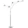 GLOBO Stehlampe 5-flg. 130x120x200 cm silber